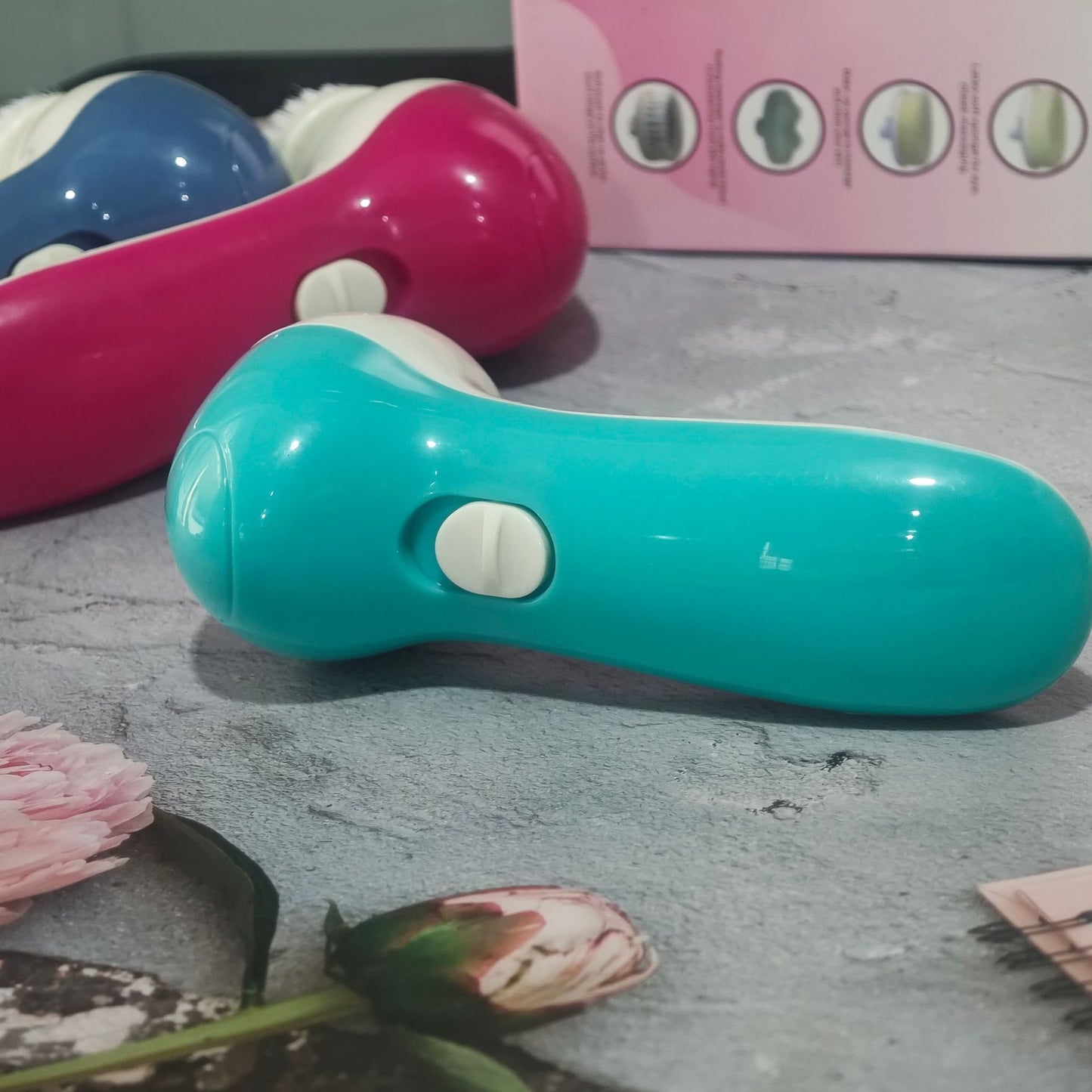 5-in-1 Electric Facial Cleansing Brush – Multifunctional Face Washing Beauty Instrument