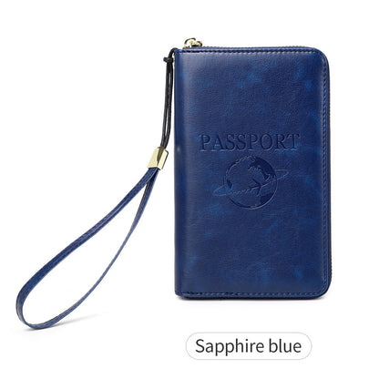 Multifunctional Travel Document Organizer – Waterproof Anti-theft Passport Holder
