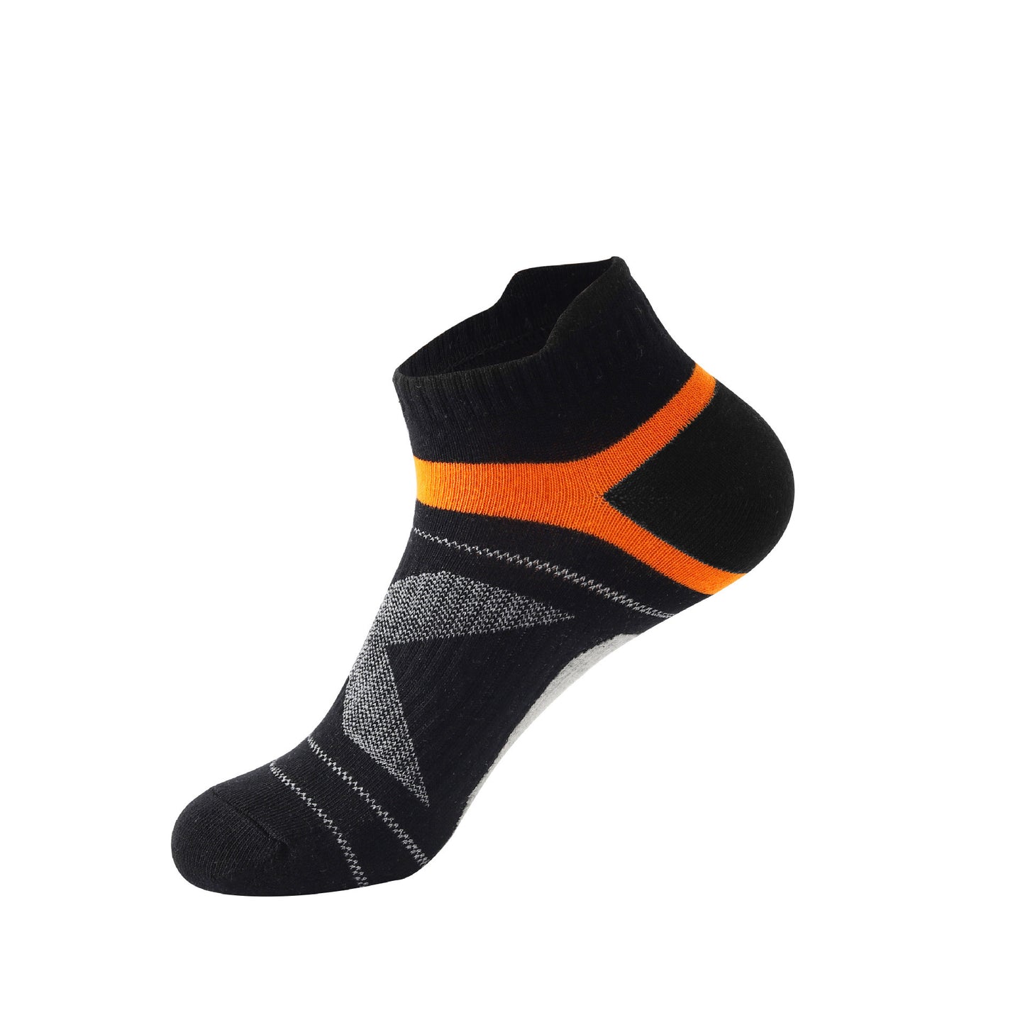 Men’s Summer Thin Cotton Socks – Color Matching Short Tube Non-Slip Sports Wear