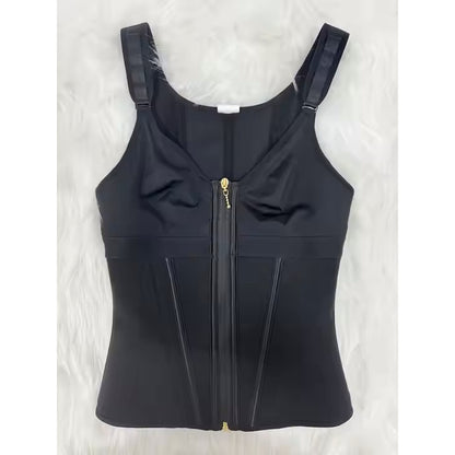Women’s Belly Tuck Shapewear Vest – Three-Breasted Slimming Top with Tummy Control