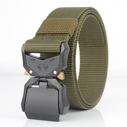Tactical Nylon Belt – Military Training Outdoor Sports Belt with Quick Release Buckle
