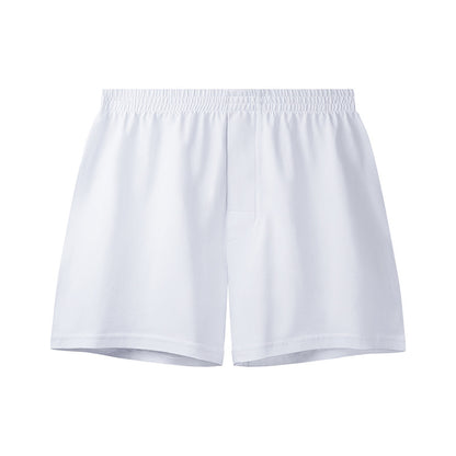 Loose-Fitting Loungewear Men’s Cotton Underwear – Breathable Mid-Waist Boxers