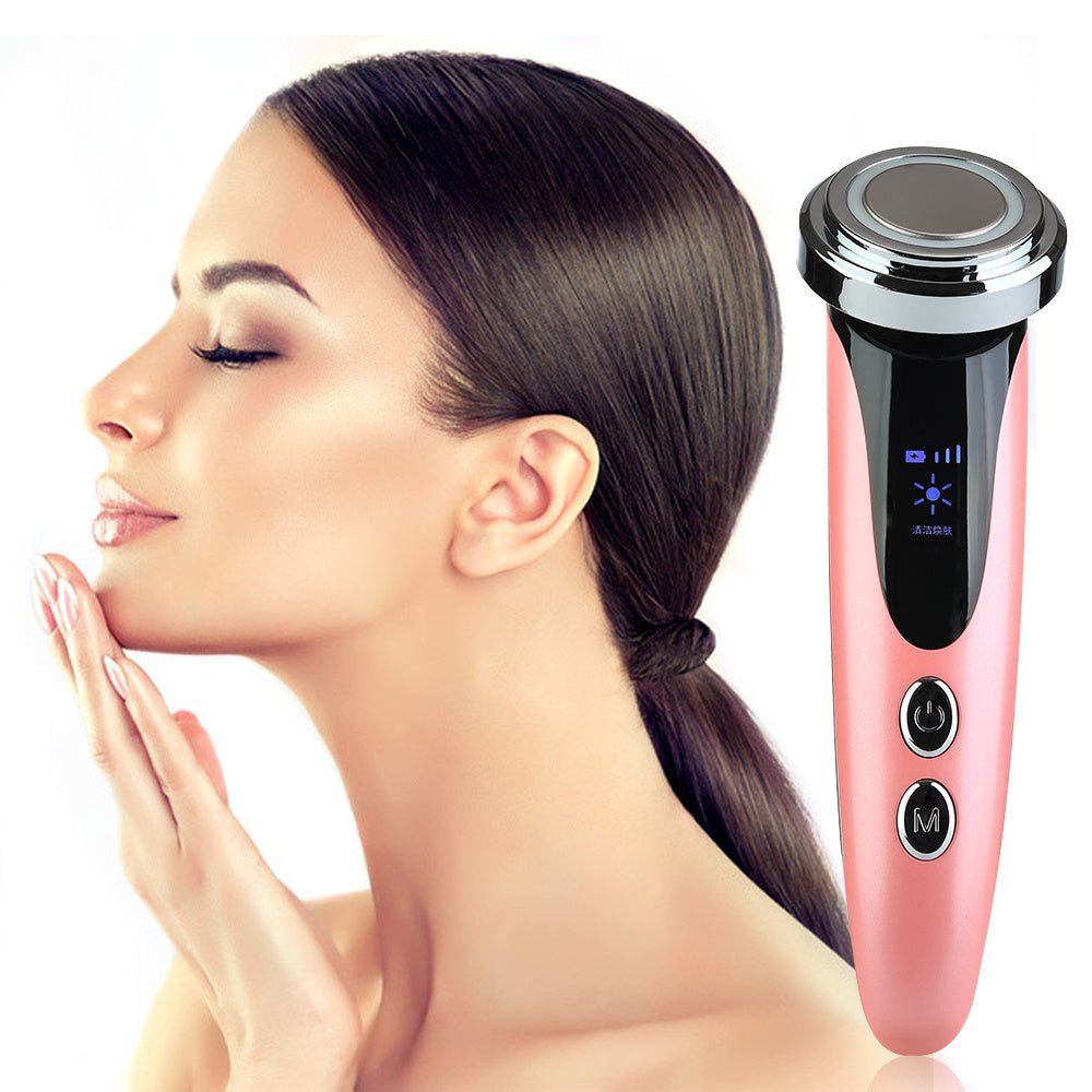 Eye & Face LED Light Therapy Device – Ultrasonic Beauty Instrument with Ion Care