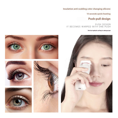 Electric Heated Eyelash Curler – Long-Lasting Lift & Curl