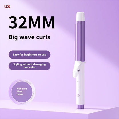 Anion Big Wave Curling Iron – Lasting Styling Hair Curler with 4 Temperature Gears