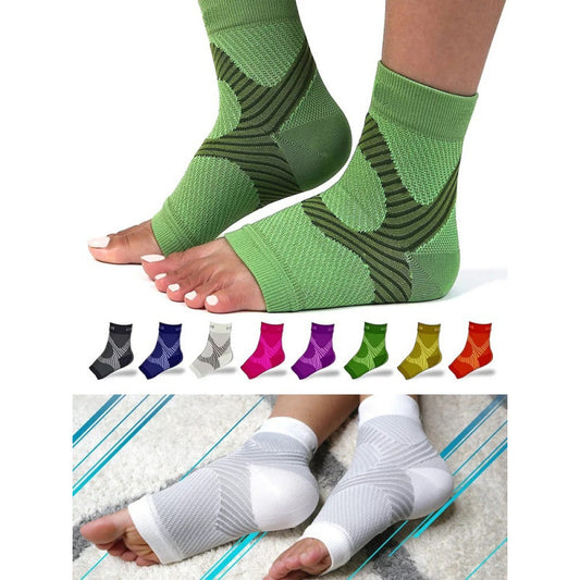 Elastic Ankle Support Sleeve – Compression Sports Booties for Yoga, Dance & Training