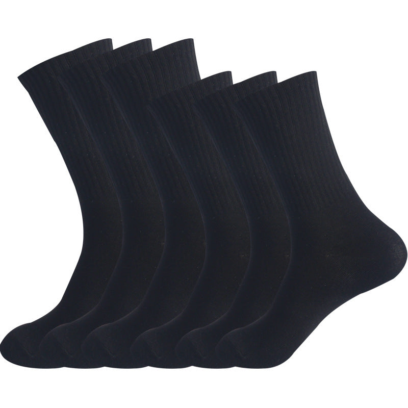 High Elastic Calf Socks – Cotton Mid-Calf Sweat Absorbing Winter Socks