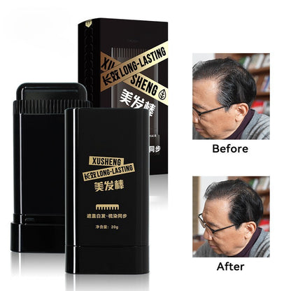 Temporary Hair Dye Stick – Instant Hairline Concealer & Root Touch Up Powder