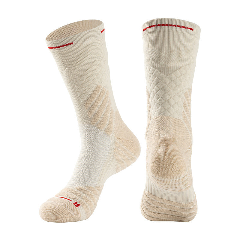High-Top Running Sports Stockings – Compression Thigh-High & Short Tube Socks for Men & Women
