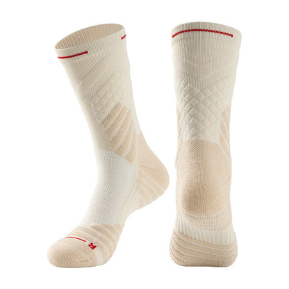 High-Top Running Sports Stockings – Compression Thigh-High & Short Tube Socks for Men & Women