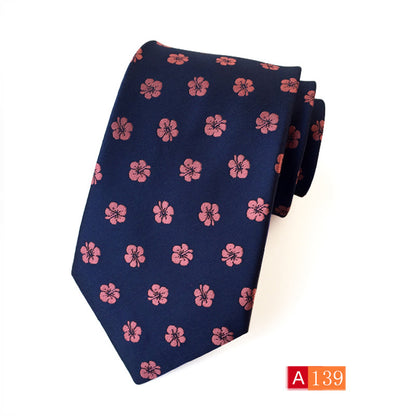 Men’s Polyester Jacquard Bow Tie – Casual & Formal Flower Pattern Arrow Style