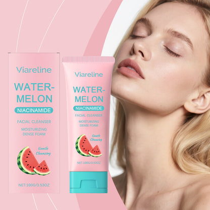 Watermelon Foam Facial Cleanser – 100g Deep Cleansing Face Wash for Acne & Oily Skin