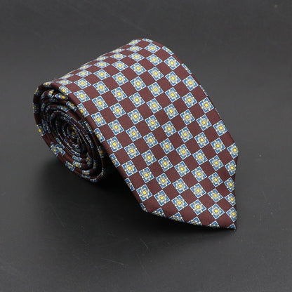 Super Soft Bohemian Silk Tie – Men’s Fashion 75mm Necktie
