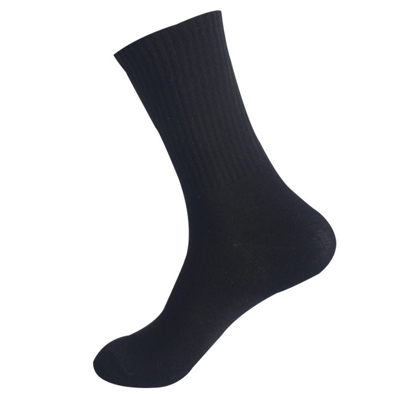 High Elastic Calf Socks – Cotton Mid-Calf Sweat Absorbing Winter Socks