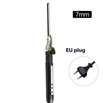 Small Hair Curler 7mm Rotating Clip – Mini Precision Curling Iron for Tight Curls & Styling