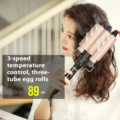 Hair Curler for Women – Big Wave Water Ripple Egg Roll Curling Iron, 31mm+ Barrel