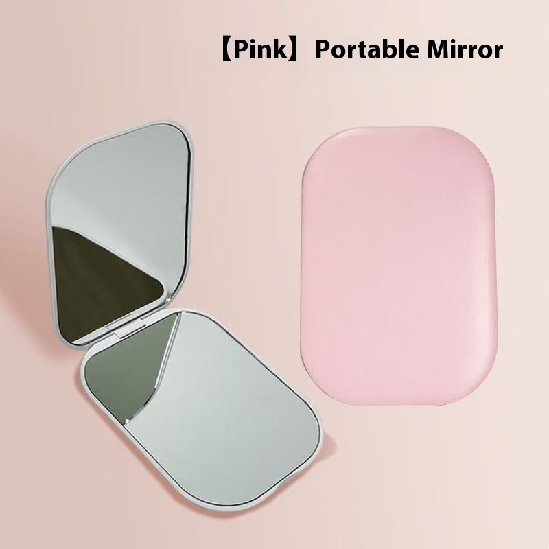 Ultra-Thin Foldable LED Makeup Mirror – Portable HD Cosmetic Mirror with 3-Color Light