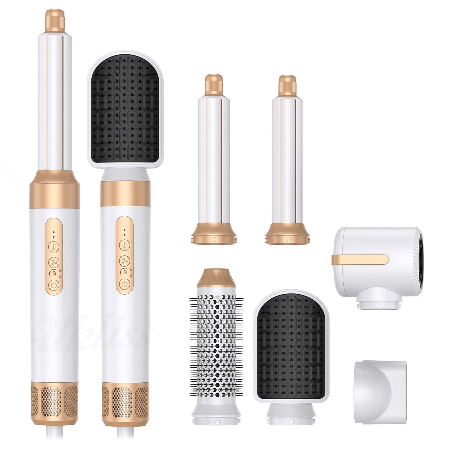 7-in-1 Hot Air Comb – Multifunctional Anion Hair Dryer & Automatic Curler