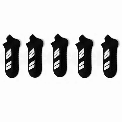 Men’s Sports Running Socks – Shock Absorbing Anti-Skid Cotton Athletic Socks (10 Pairs)