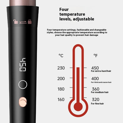 5-in-1 Hair Curler Set with Interchangeable Barrels | Negative Ion Curling Wand with LCD Display