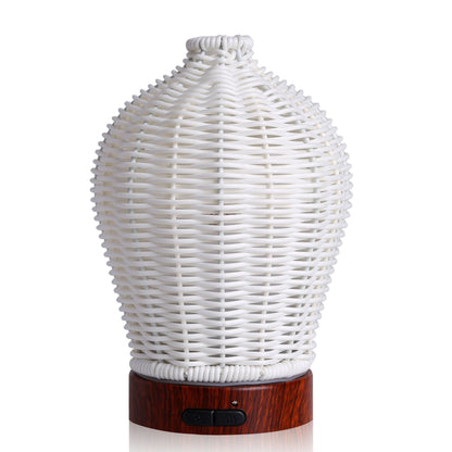 Creative Cane Weaving Humidifier – 150ml Ultrasonic Aromatherapy Diffuser for Home & Office