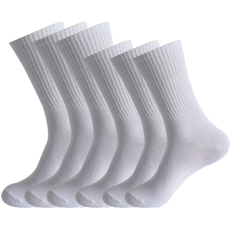 High Elastic Calf Socks – Cotton Mid-Calf Sweat Absorbing Winter Socks