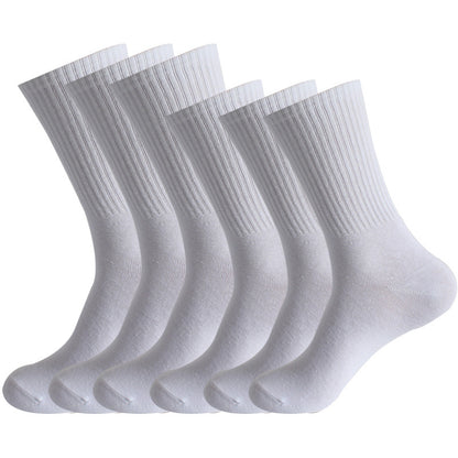 High Elastic Calf Socks – Cotton Mid-Calf Sweat Absorbing Winter Socks