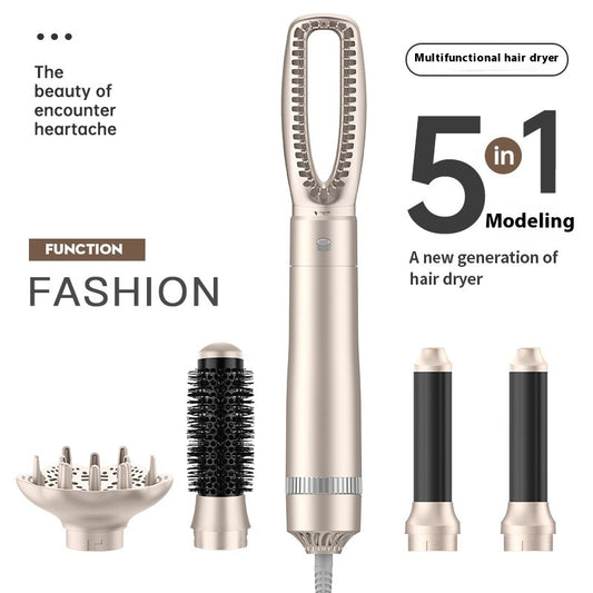 5-in-1 Hot Air Comb Hair Curler & Straightener – Multifunctional High-Power Styling Tool