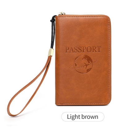 Multifunctional Travel Document Organizer – Waterproof Anti-theft Passport Holder