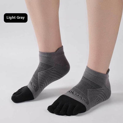 Men’s Sports Marathon Toe Socks – CoolMax Quick-Dry Breathable Running Socks