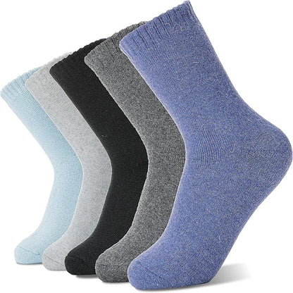 Cold-Proof Warm Wool Socks – Unisex Thickened Cashmere Tube Socks for Winter