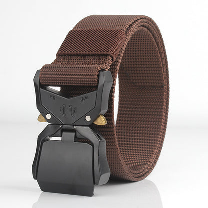 Tactical Nylon Belt – Military Training Outdoor Sports Belt with Quick Release Buckle