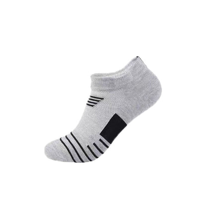 Men’s Thick Towel Bottom Sports Socks – Quick-Dry Mid-Calf & Short Running Socks