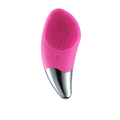 Rechargeable Silicone Facial Cleansing Brush – Ultrasonic Vibration Beauty Device