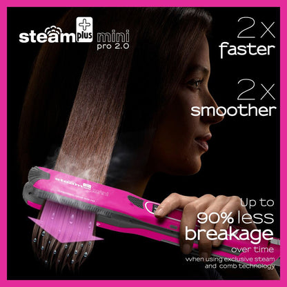 Mini Steam Hair Straightener – 2-in-1 Curling & Straightening Spray Splint 200W
