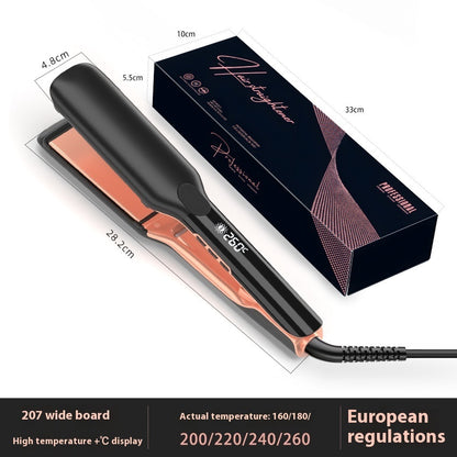 Anion Hair Straightener & Curler – High-Temperature Styling Tool with Real Display