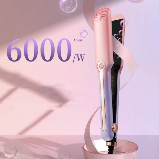 Dual Purpose Portable Hair Straightener – 2-in-1 Curling & Straightening Iron with 4 Temperature Settings