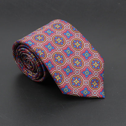 Super Soft Bohemian Silk Tie – Men’s Fashion 75mm Necktie