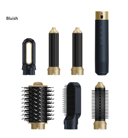 6-in-1 Electric Multifunctional Hot Air Comb – Curling, Straightening & Fluffy Hairstyle Blower Brush