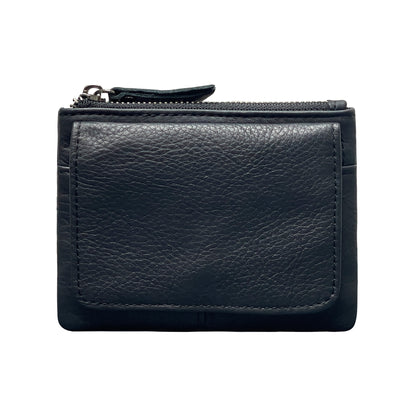 Retro Mini Genuine Leather Wallet – Multifunctional Card Holder & Storage Bag