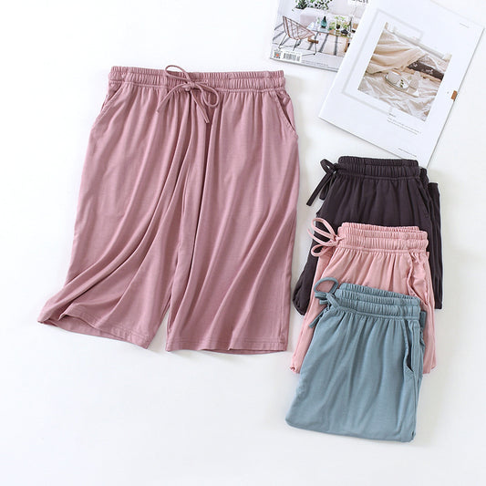 Women’s Summer Modal Shorts – Loose-Fit Breathable Loungewear