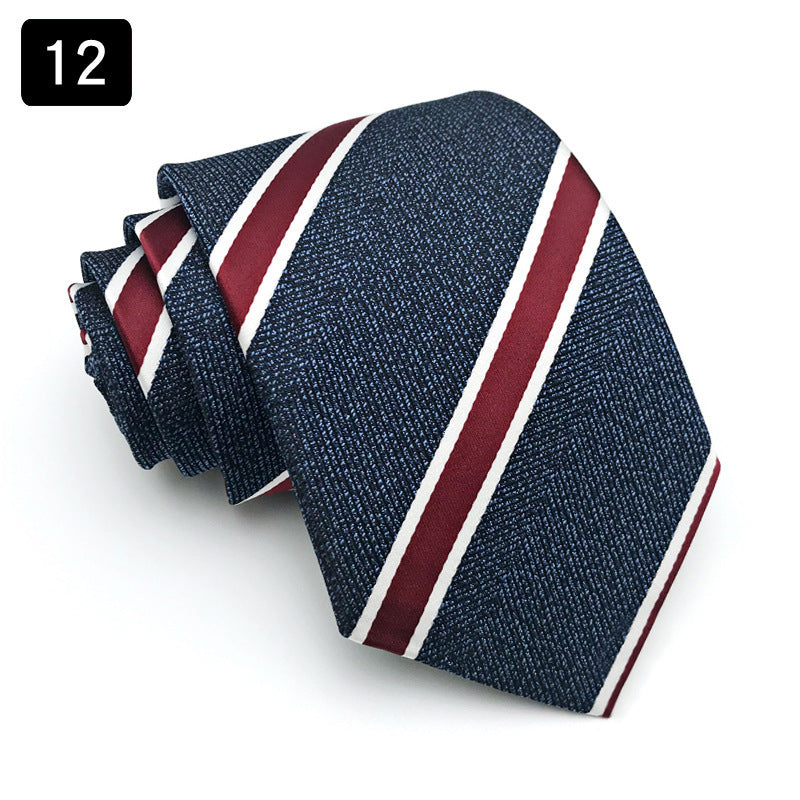 Men’s Business Striped Tie – Formal Wear Necktie for Business Shirts