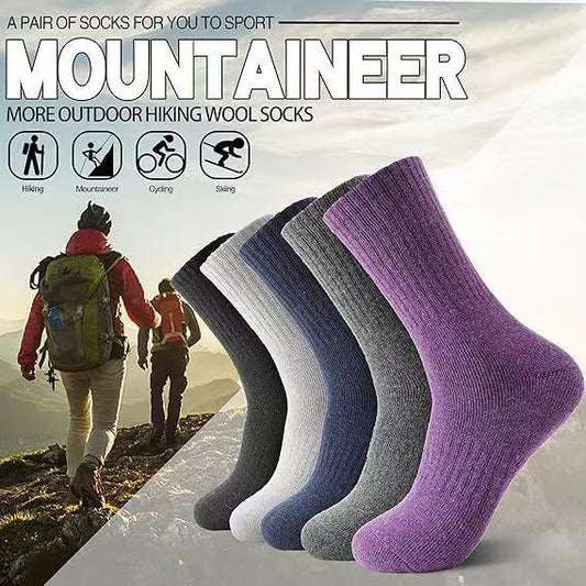 Cold-Proof Warm Wool Socks – Unisex Thickened Cashmere Tube Socks for Winter