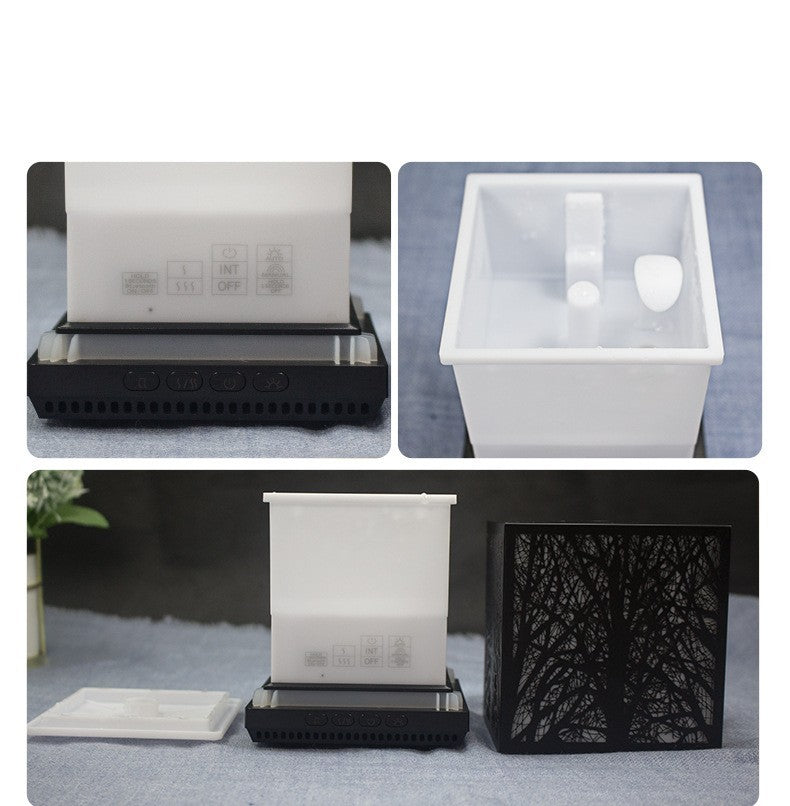 Iron Art Ultrasonic Humidifier – 500ml Metal Essential Oil Diffuser for Home & Office with Bluetooth Option