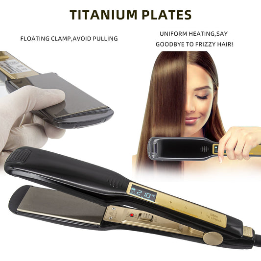 Touch Screen Electric Hair Straightener – Professional Salon Styling Tool