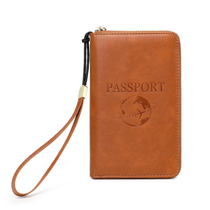 Multifunctional Travel Document Organizer – Waterproof Anti-theft Passport Holder