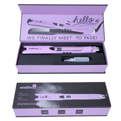 Mini Steam Hair Straightener – 2-in-1 Curling & Straightening Spray Splint 200W