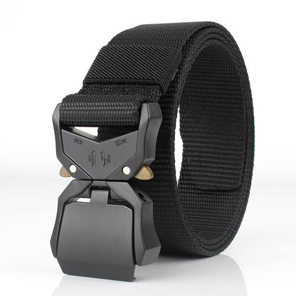 Tactical Nylon Belt – Military Training Outdoor Sports Belt with Quick Release Buckle