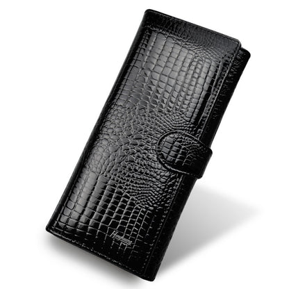 Women’s Patent Leather Coin Purse – European & American Fashion Genuine Cowhide Wallet