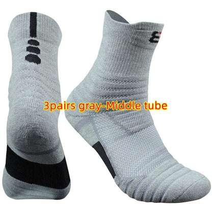 Unisex Pure Color Cotton Socks – 3 Pairs Breathable Casual Socks (Black/White/Gray)